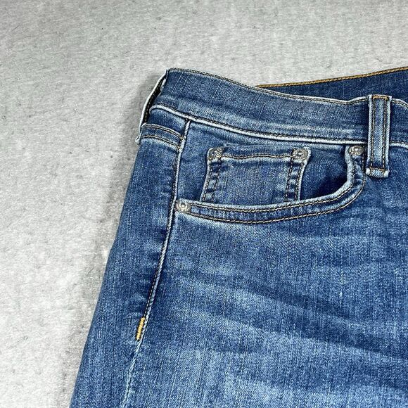 Rag and Bone Jeans Womens Size 28 Blue Dark Wash High Rise Skinny Denim Pockets - Picture 3 of 14